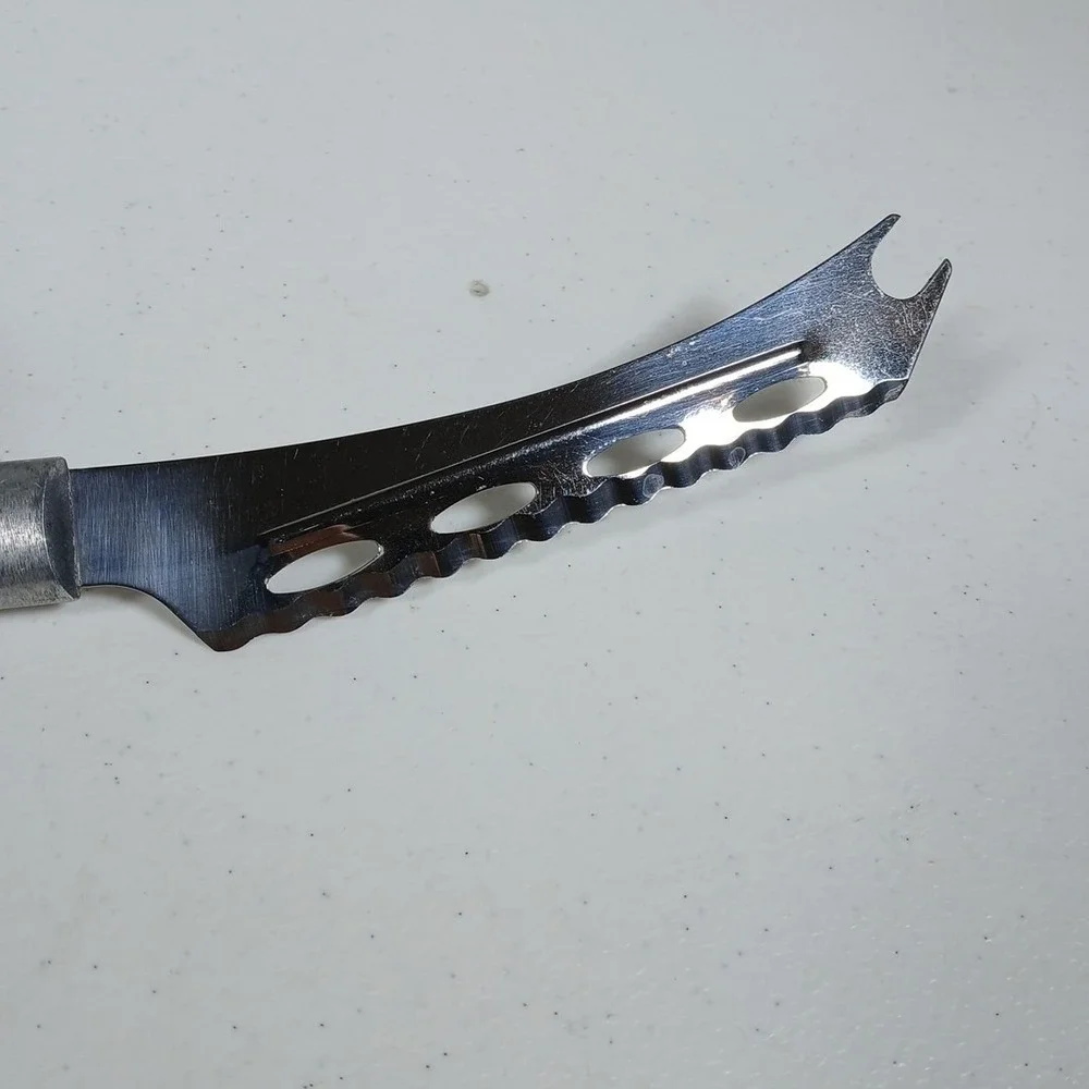 Rada Cutlery Cheese Knife Silver Serrated Slicing Tool